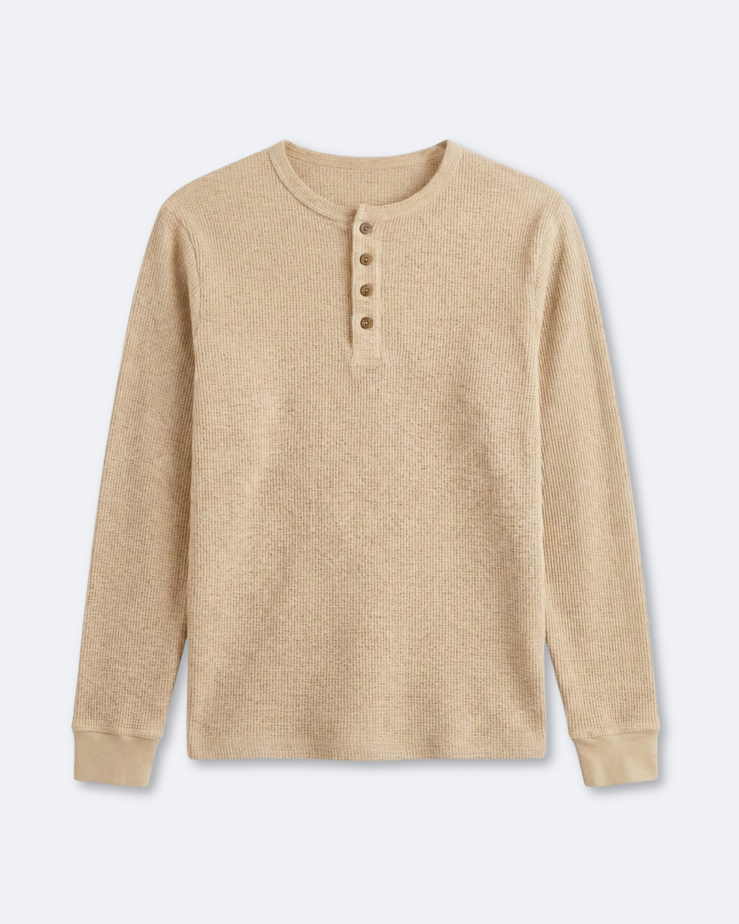 Antonio Waffle Henley Longsleeve