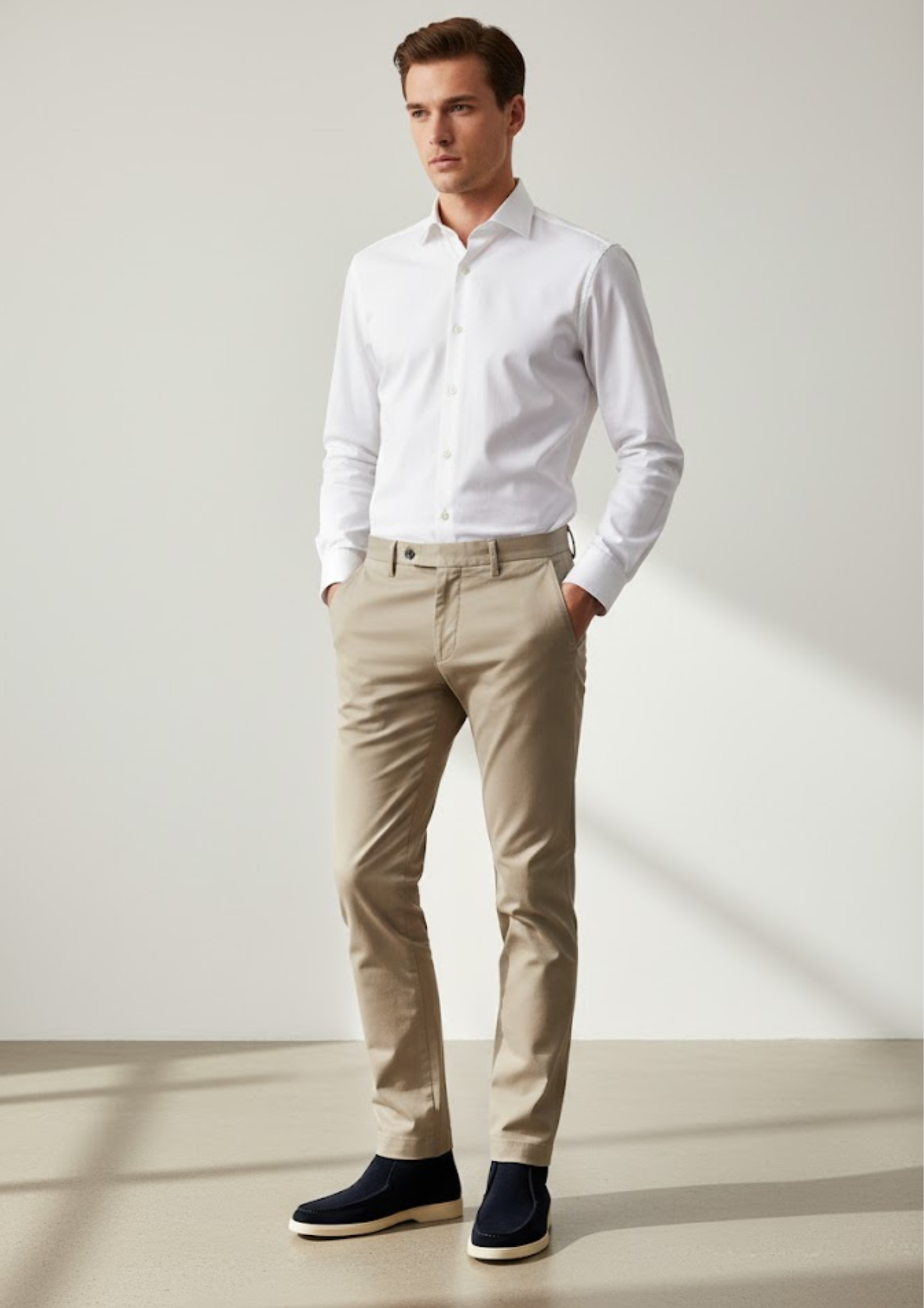 Men’s Suede Ankle Loafers – Soft Leather-Lined Chukka Moccasins for Smart Casual Wear