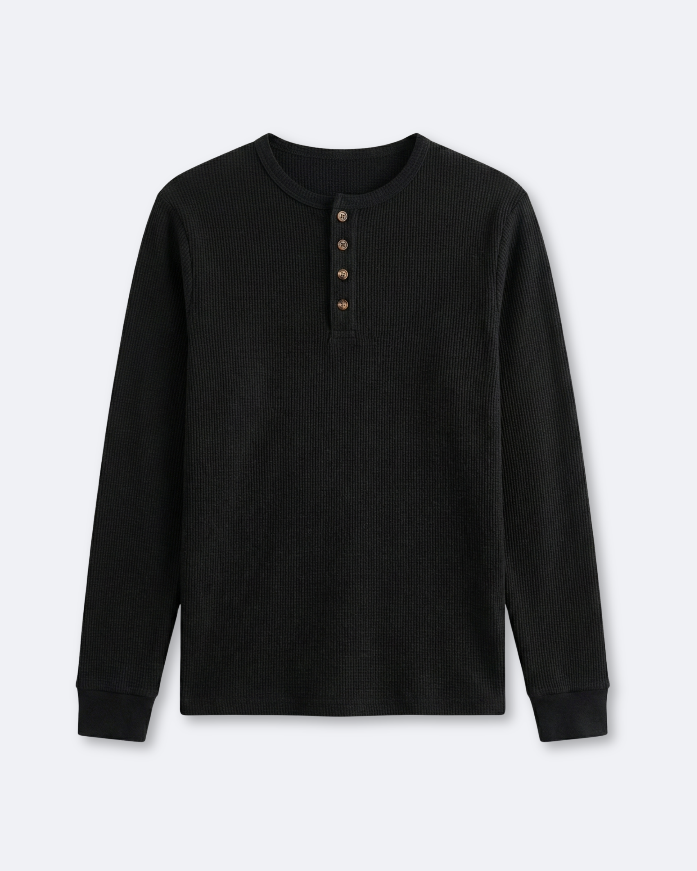 Antonio Waffle Henley Longsleeve
