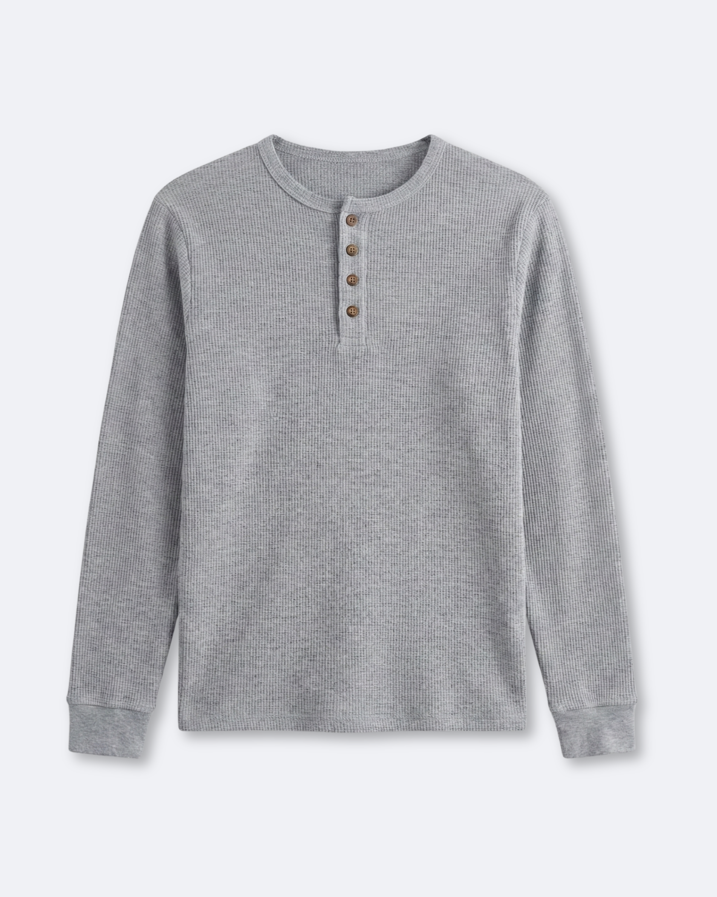 Antonio Waffle Henley Longsleeve