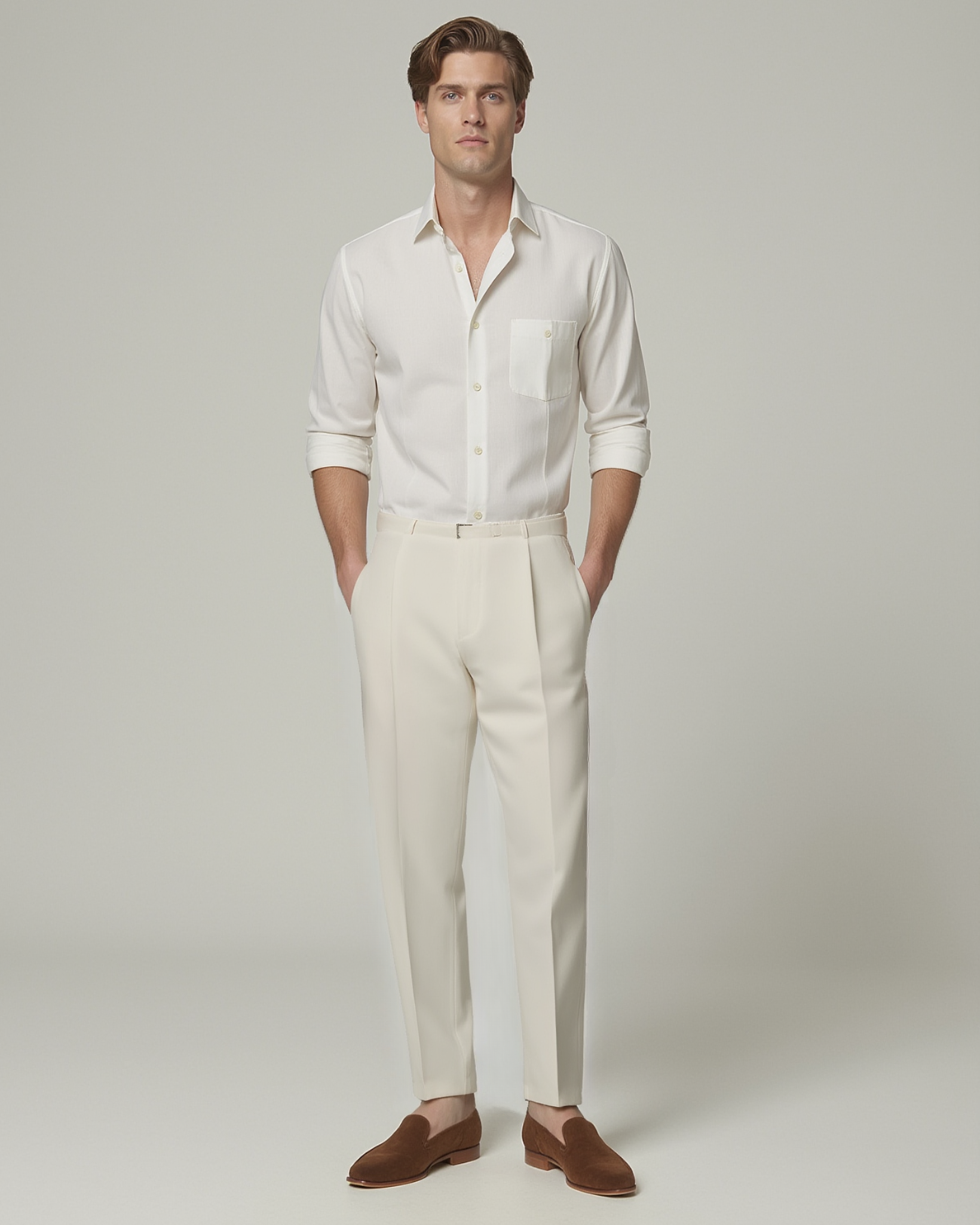 Mauro Pleated Pants