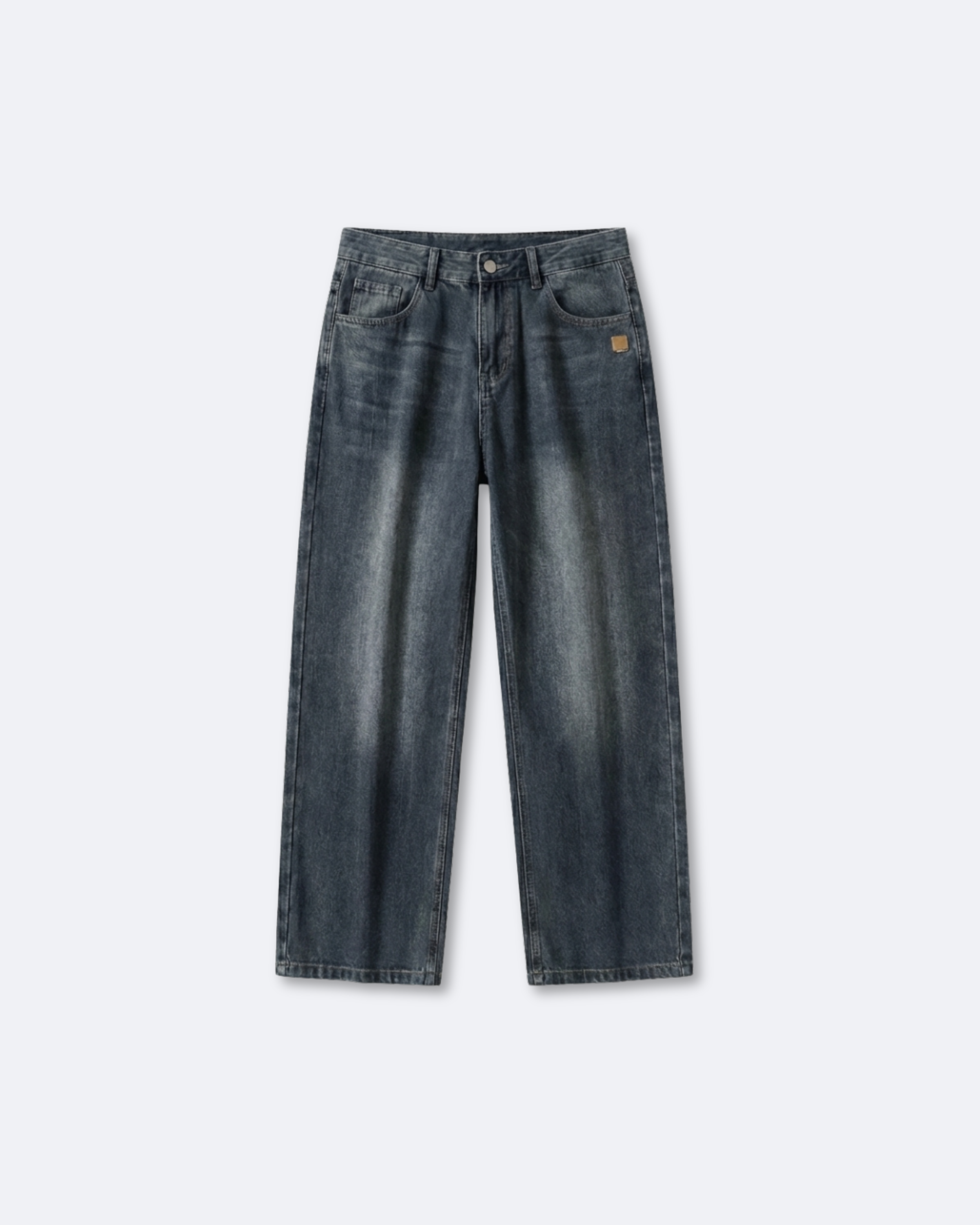 Marco Black Straight Leg Denim