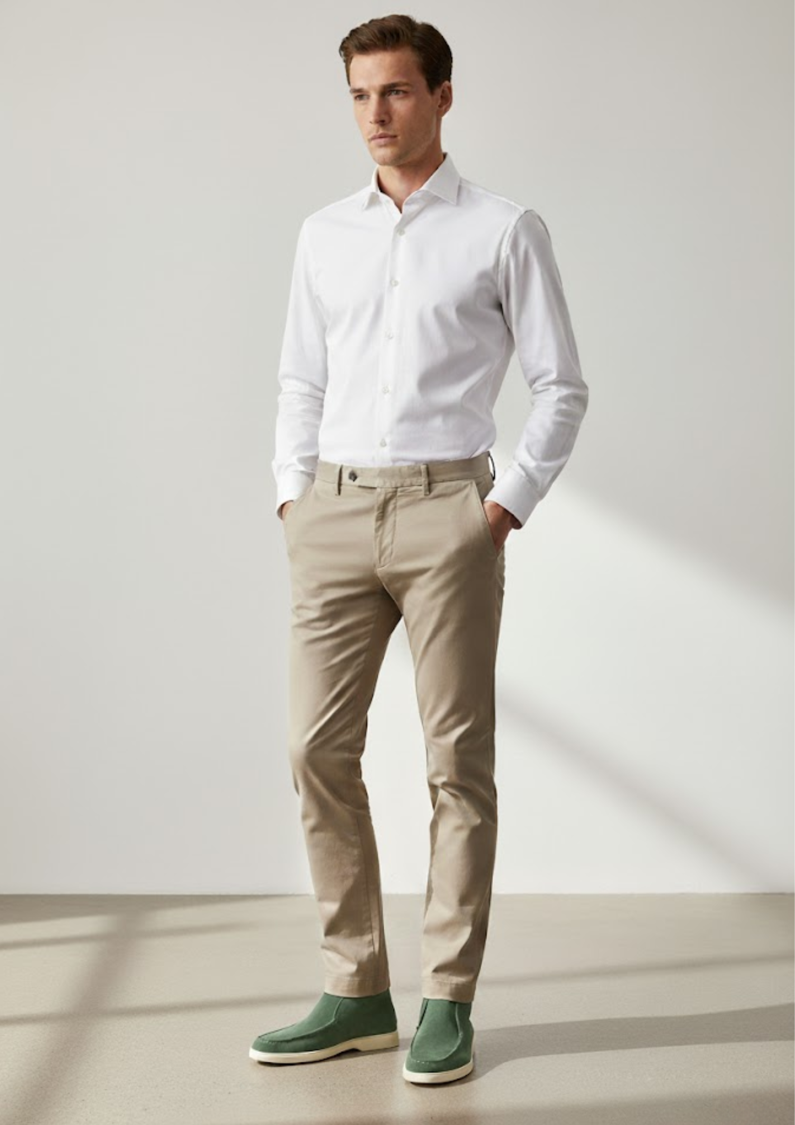 Men’s Suede Ankle Loafers – Soft Leather-Lined Chukka Moccasins for Smart Casual Wear