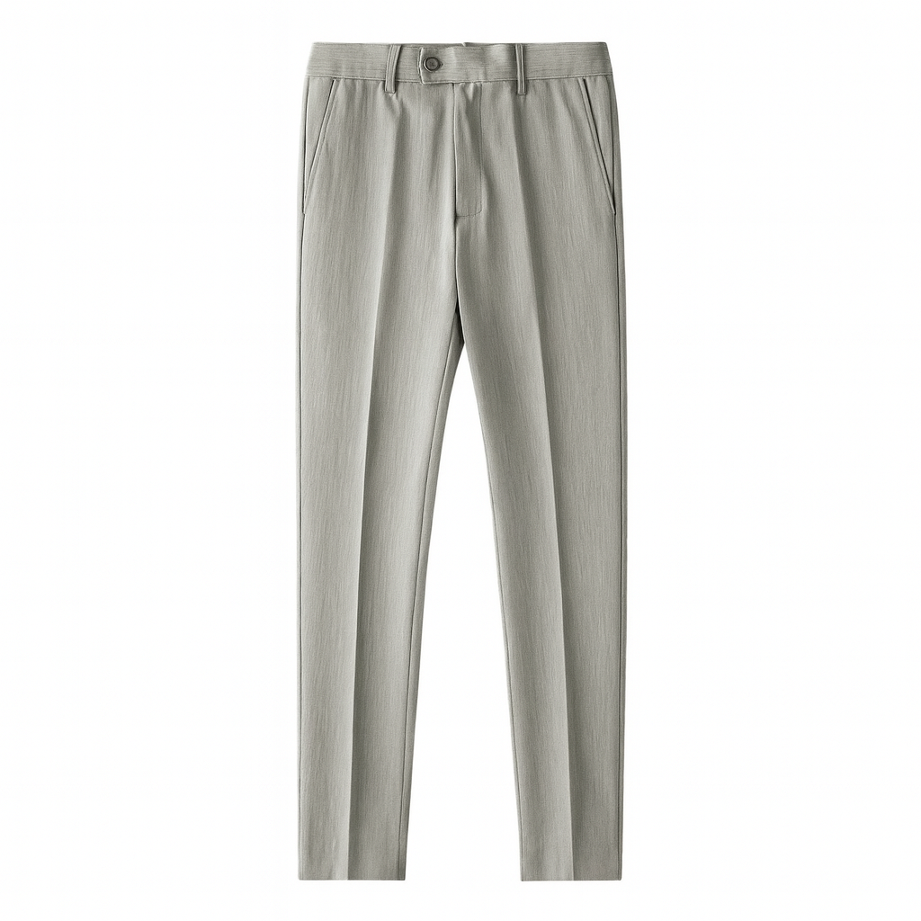 Men’s Slim-Fit Tailored Pants – Classic Stretch
